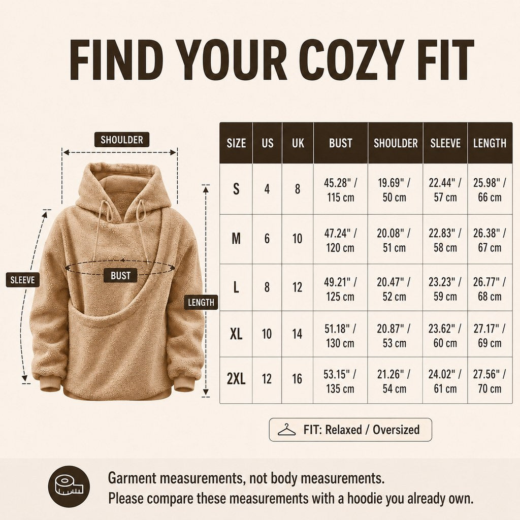 Sherpa Pet Carrier Hoodie – Keeps Pets Warm & Close