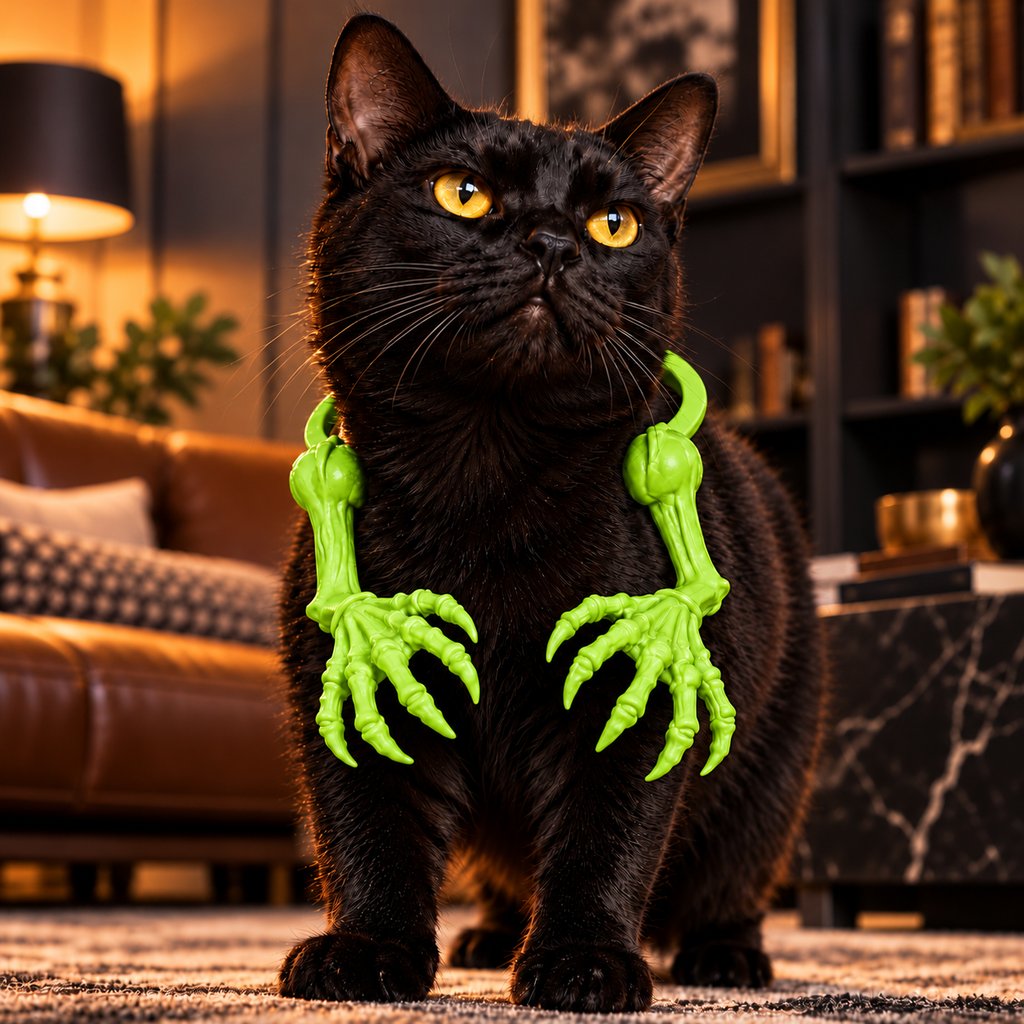 3D Skeleton Arms Pet Costume – Halloween Fun
