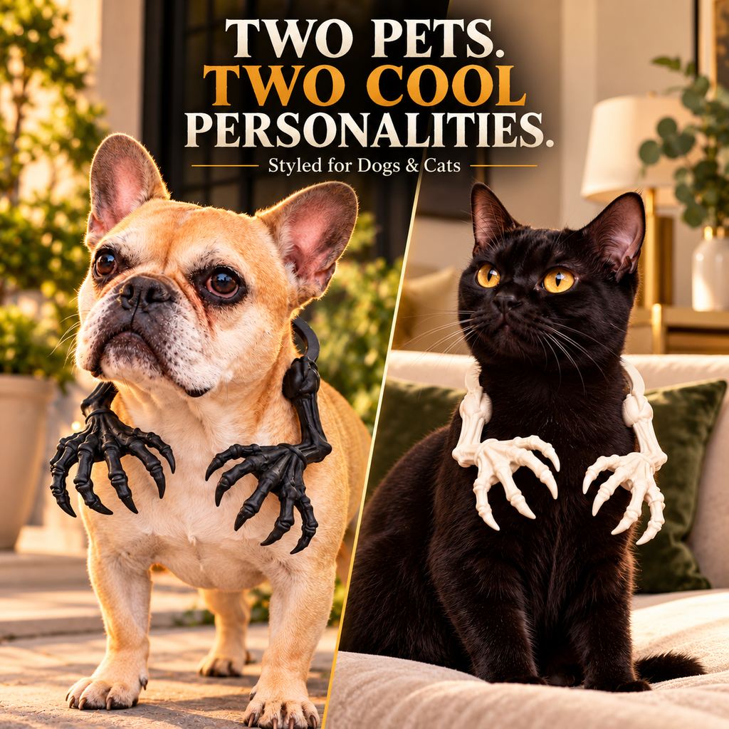 3D Skeleton Arms Pet Costume – Halloween Fun