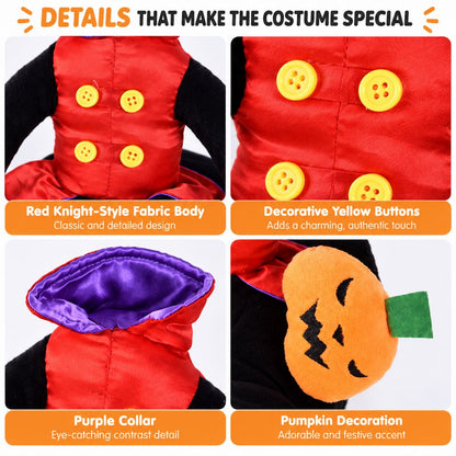 Pumpkin Knight Dog Costume – Rider Style Halloween