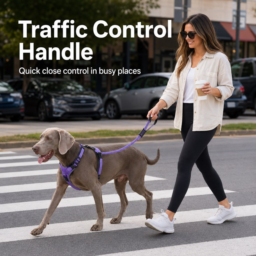 Dog Car Seat Belt Leash – Shock-Absorbing Safety