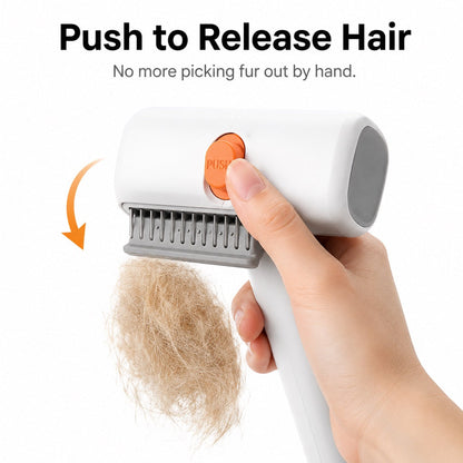 Self-Cleaning Dematting Brush – Removes Tangles & Loose Fur