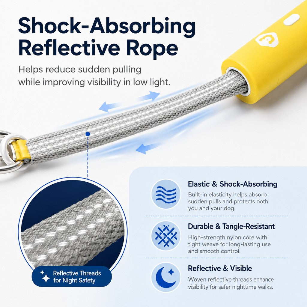 Quick-Tether Dog Leash – Hands-Free at Cafes & Parks