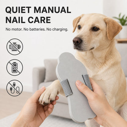 Quiet Pet Nail File Board – Blade-Free Nail Care