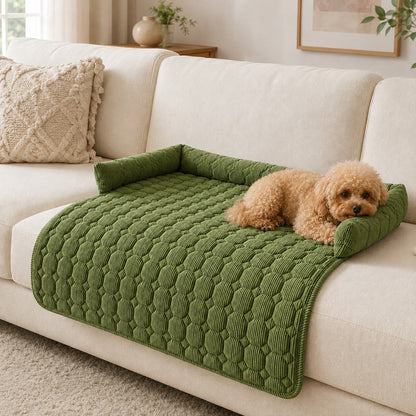 Quilted Pet Couch Bed – Sofa Protector Lounger