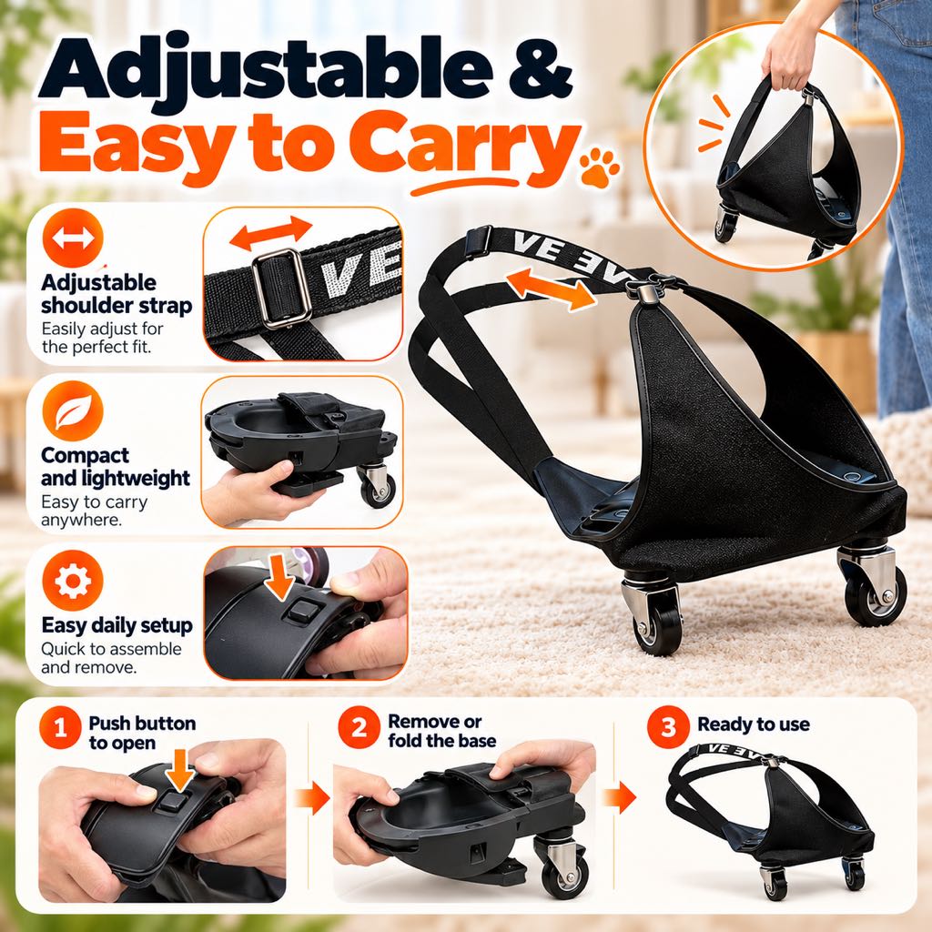 Rear Leg Pet Wheelchair – Mobility for Weak Hind Legs