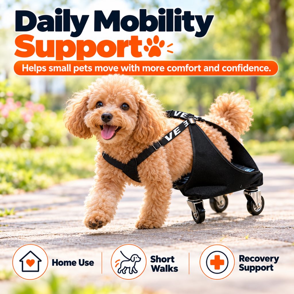 Rear Leg Pet Wheelchair – Mobility for Weak Hind Legs