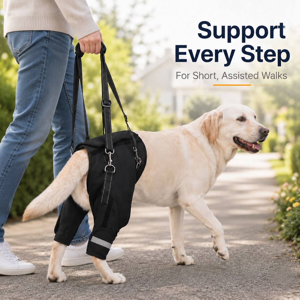 Senior Dog Rear Support Harness – Easier Stairs & Car Rides