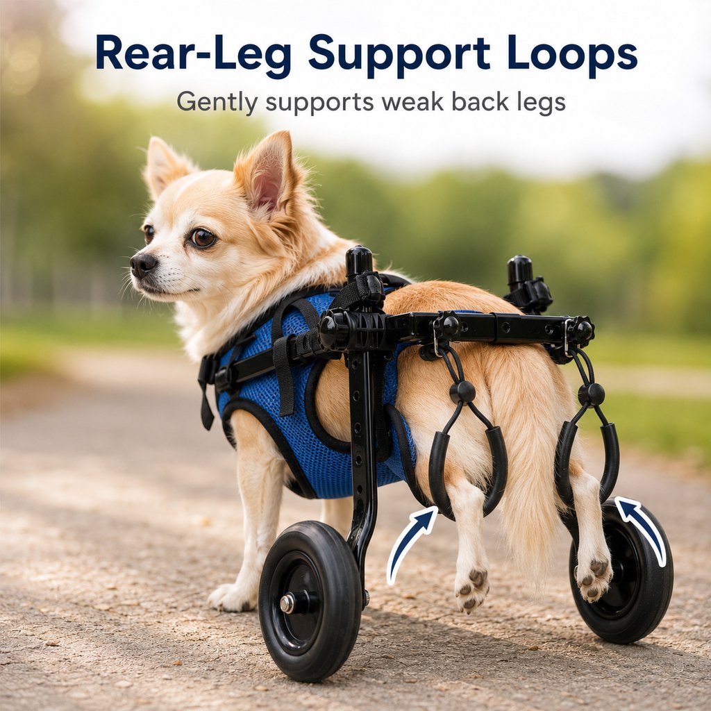 Adjustable Dog Wheelchair – Mobility for Weak Back Legs