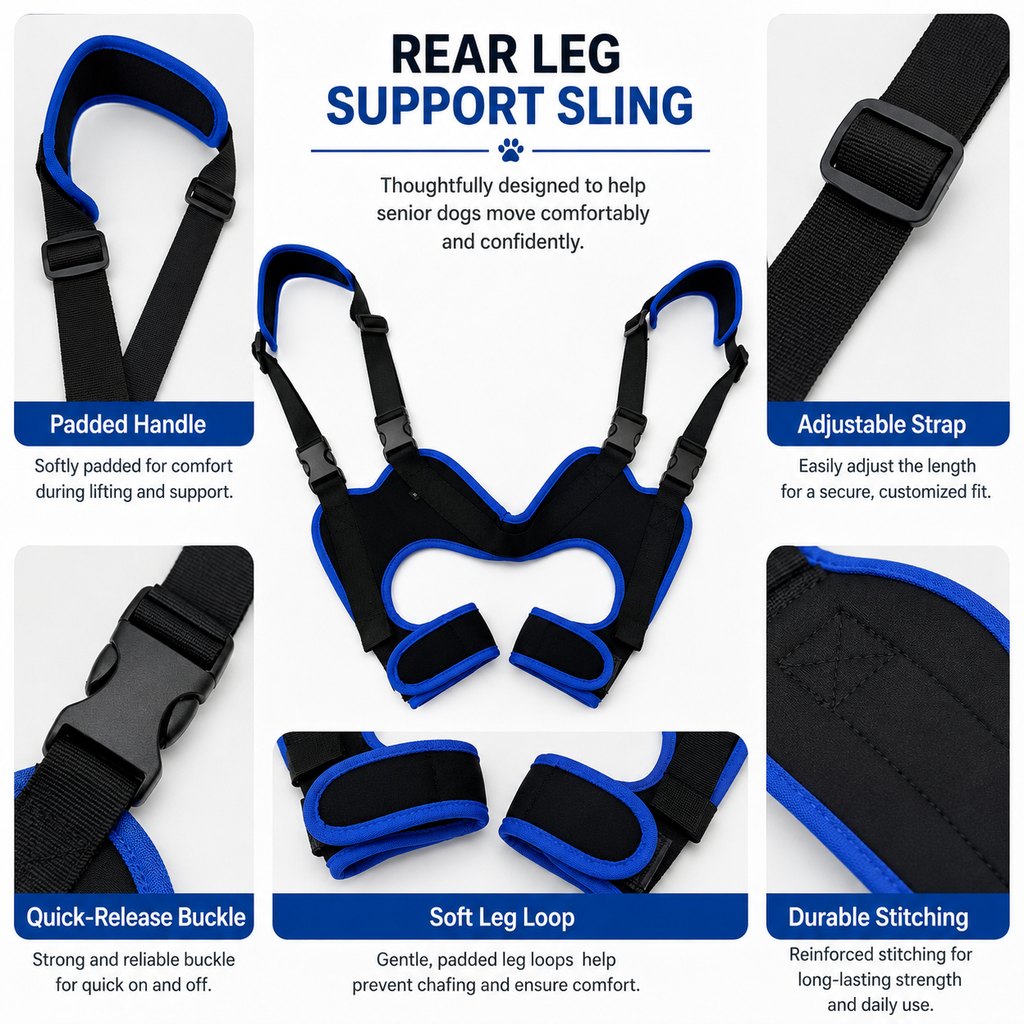 Rear Leg Support Sling – Lift Assist for Senior Dogs