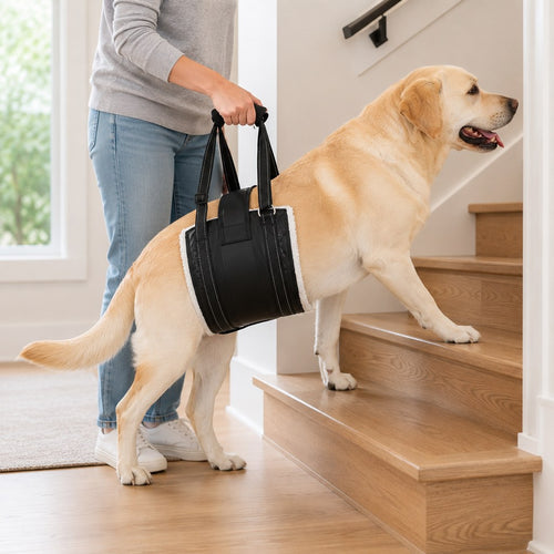 Rear Support Dog Lift Sling – Easier Stairs & Cars