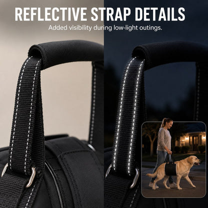 Rear Support Dog Lift Sling – Easier Stairs & Cars