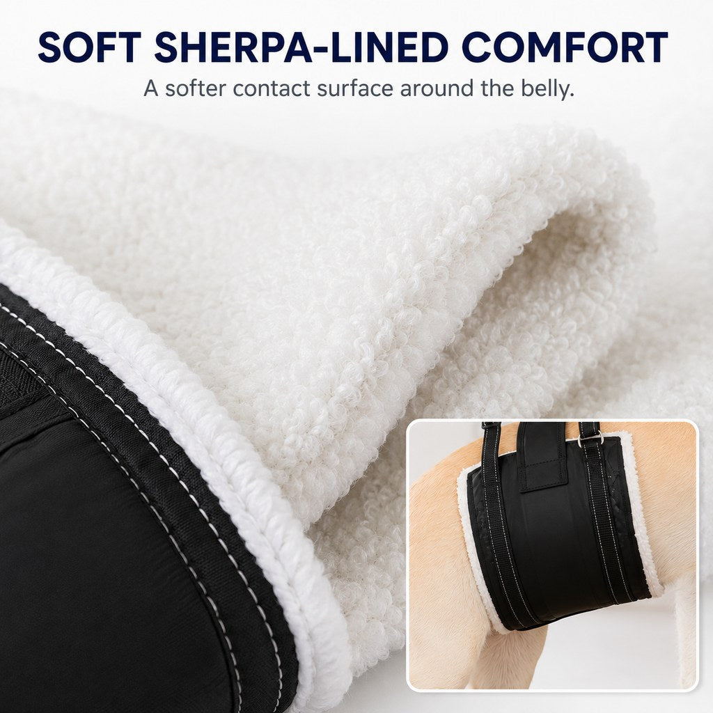 Rear Support Dog Lift Sling – Easier Stairs & Cars