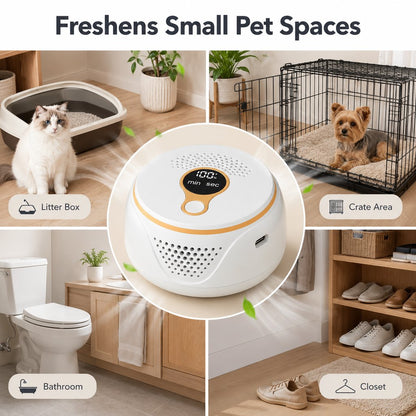 Rechargeable Pet Odor Eliminator – Fresher Litter Areas
