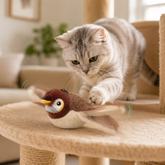 Rechargeable Interactive Cat Toy – Motion-Activated Play