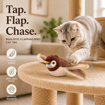 Rechargeable Interactive Cat Toy – Motion-Activated Play