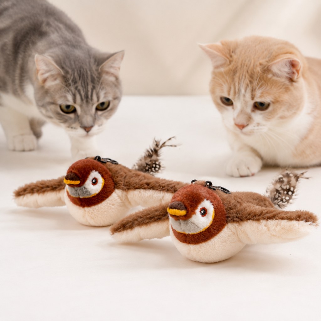 Rechargeable Interactive Cat Toy – Motion-Activated Play
