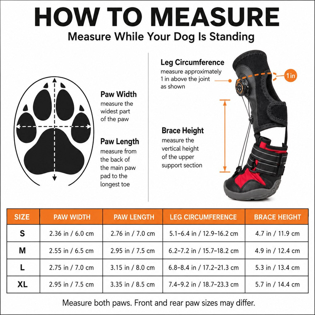 Paw-Lift Support Dog Boots – Stops Paw Dragging