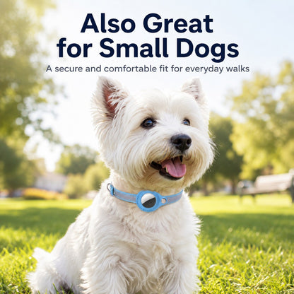 AirTag Reflective Pet Collar – Track & Stay Visible