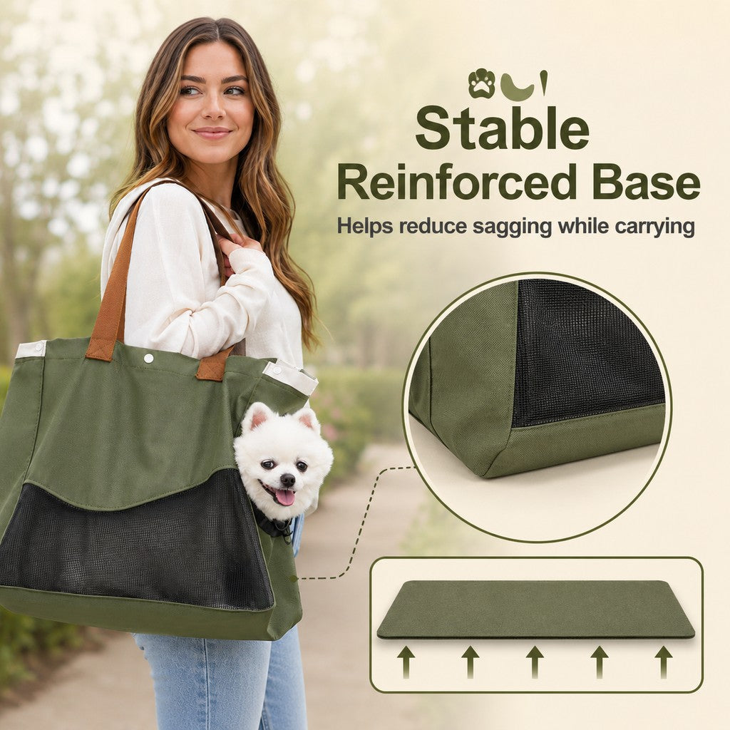 Breathable Pet Carrier Tote – Easy Shoulder Carry