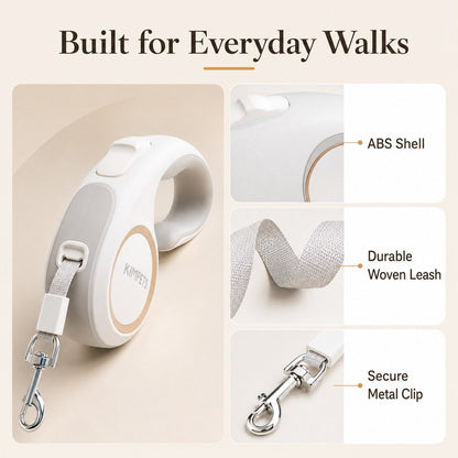 Retractable Dog Leash – Tangle-Free with One-Button Brake