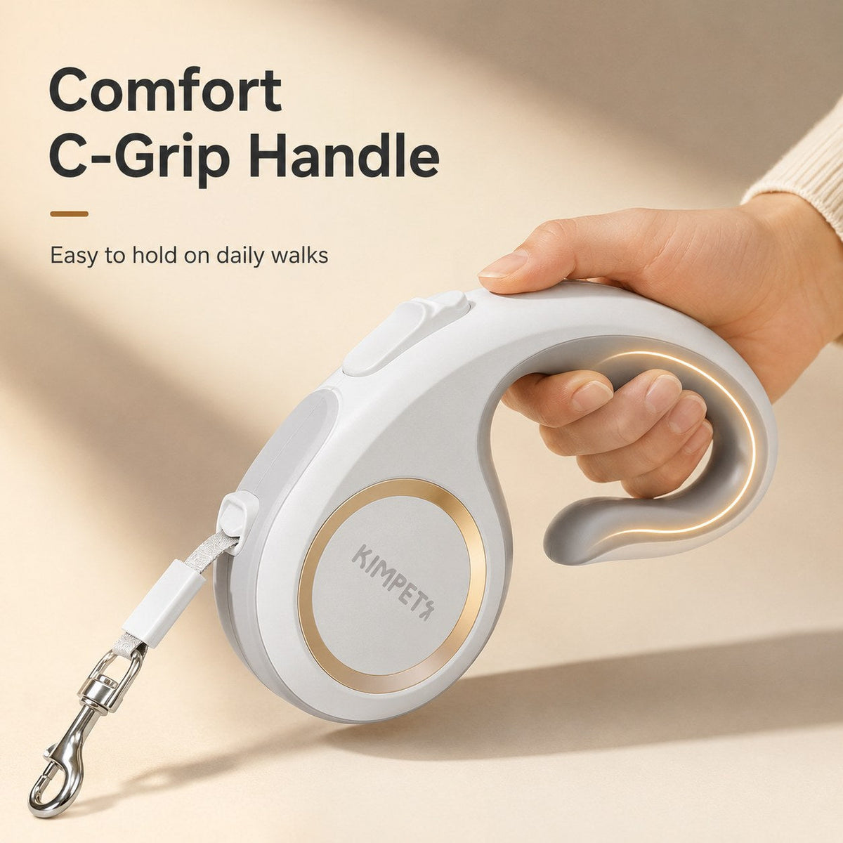 Retractable Dog Leash – Tangle-Free with One-Button Brake