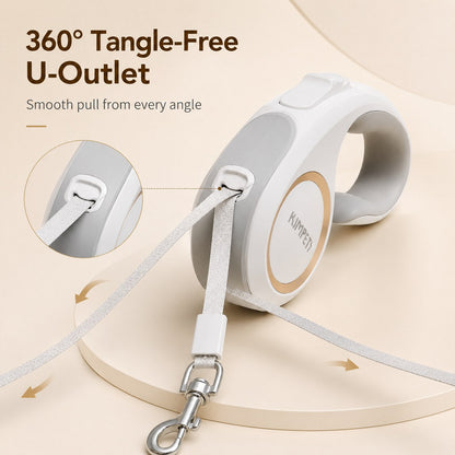 Retractable Dog Leash – Tangle-Free with One-Button Brake