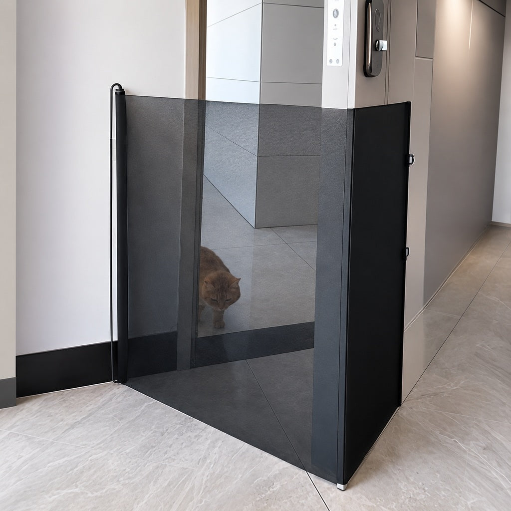 No-Drill Retractable Pet Gate – Blocks Off-Limit Areas