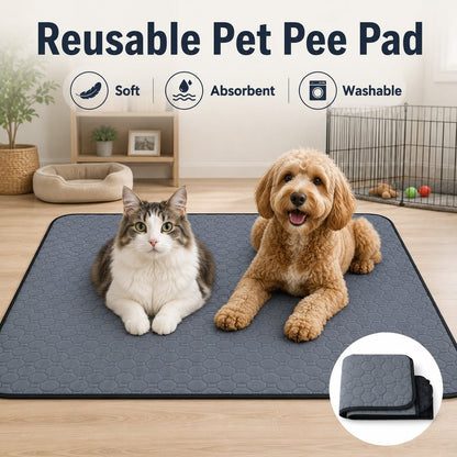 Washable Pet Pee Pad – Absorbent Non-Slip Mat