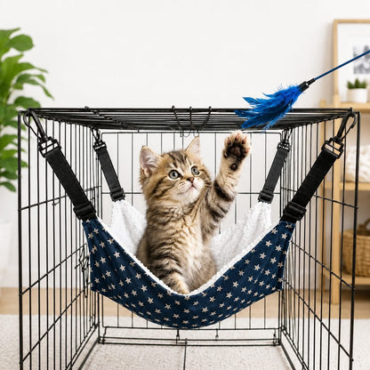 Reversible Cat Cage Hammock – Space-Saving Crate Bed