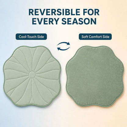 Lotus Leaf Cooling Pet Mat – Reversible & Washable