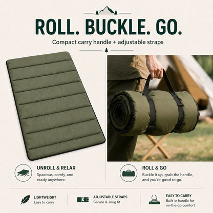 Roll-Up Dog Travel Mat – Off Damp, Dirty Ground