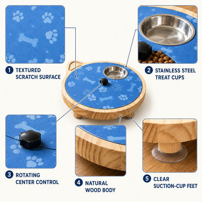 Dog Nail Scratch Board & Treat Puzzle – No Clippers
