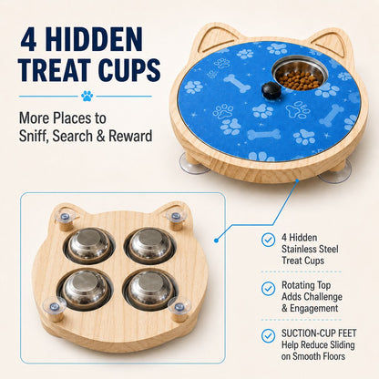 Dog Nail Scratch Board & Treat Puzzle – No Clippers