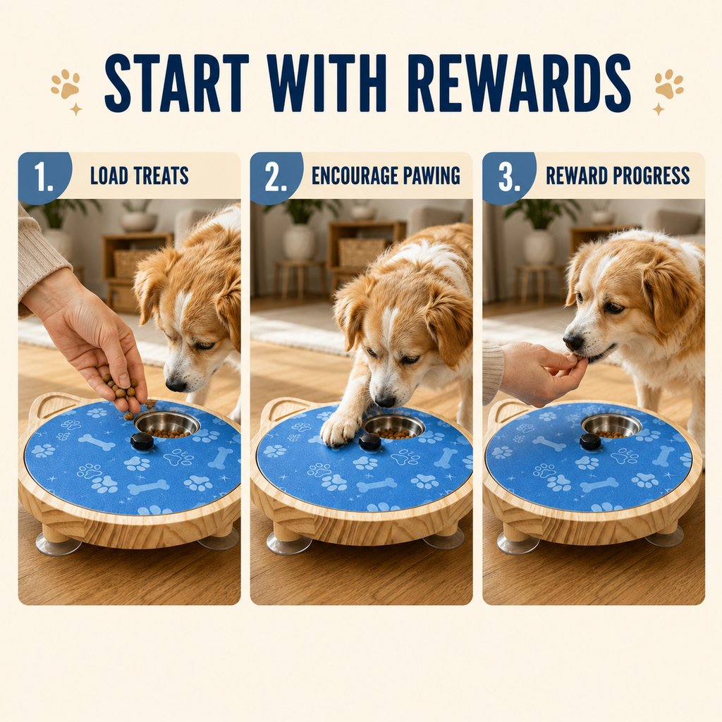 Dog Nail Scratch Board & Treat Puzzle – No Clippers