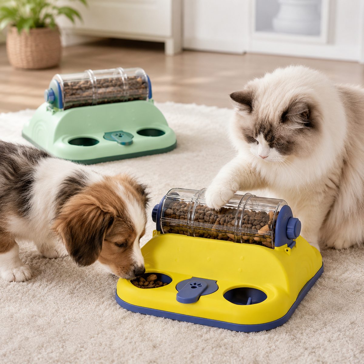 Rotating Puzzle Feeder – Slows Fast Eaters