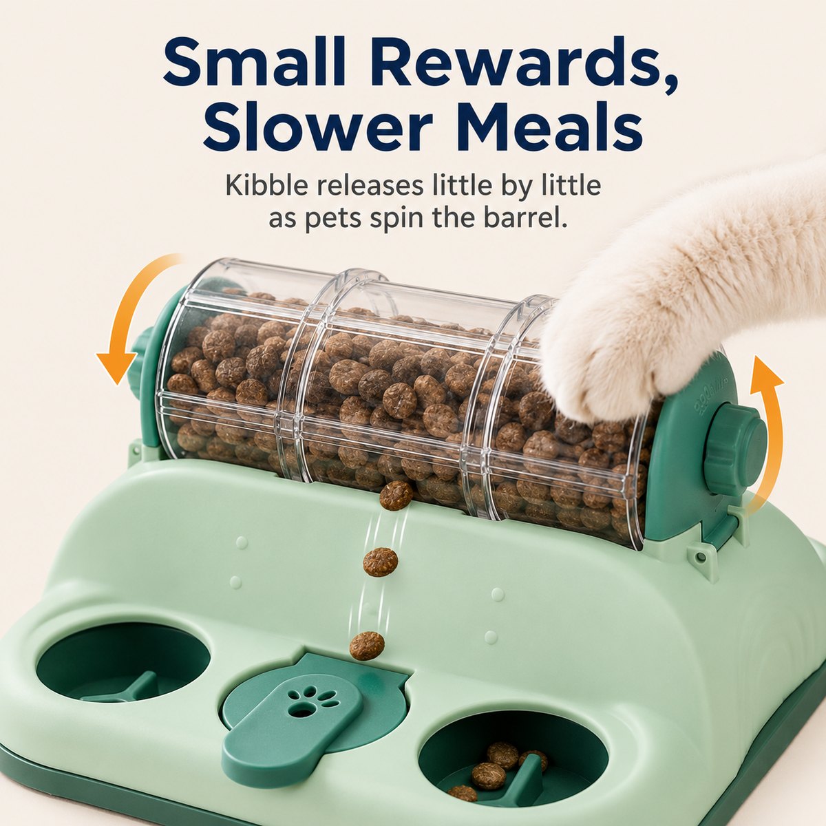 Rotating Puzzle Feeder – Slows Fast Eaters