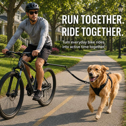 Hands-Free Dog Bike Leash – Safe Side-by-Side Runs