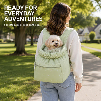 Hands-Free Pet Carrier Backpack – Breathable & Light