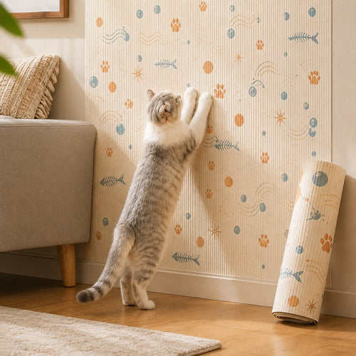 Cuttable Cat Scratch Mat – Wall & Furniture Protection