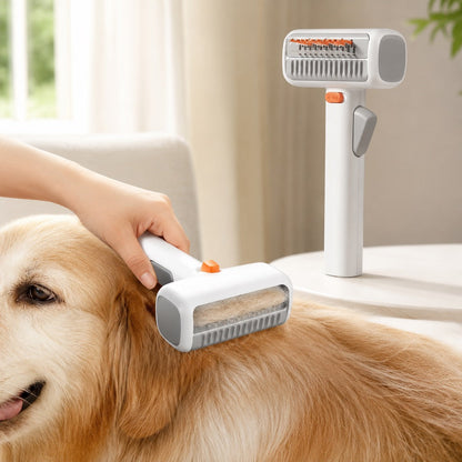 Self-Cleaning Dematting Brush – Removes Tangles & Loose Fur