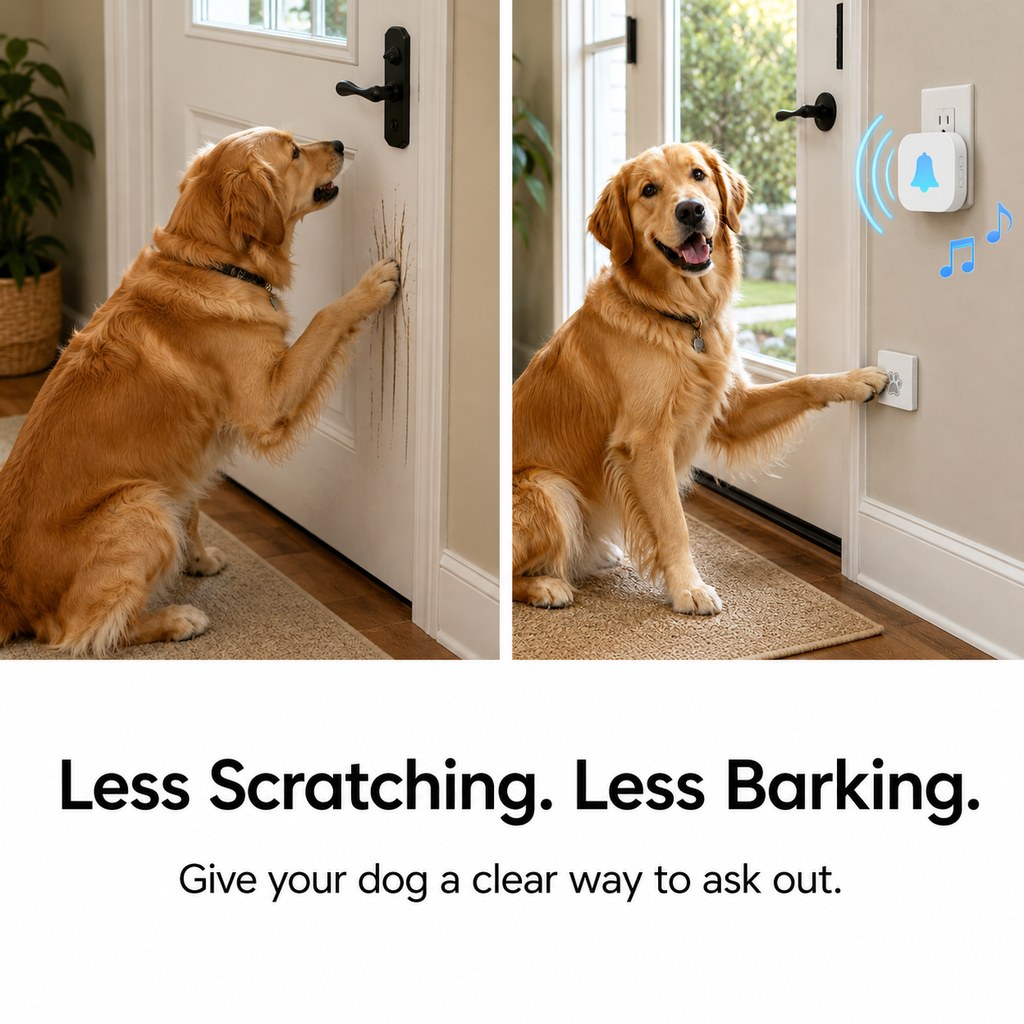 Wireless Dog Doorbell – Easy Potty Training