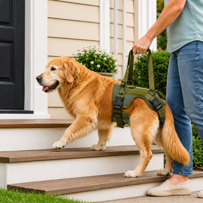 Padded Dog Lift Harness – Support for Weak Hind Legs