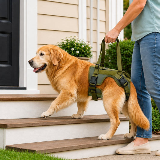 Padded Dog Lift Harness – Support for Weak Hind Legs