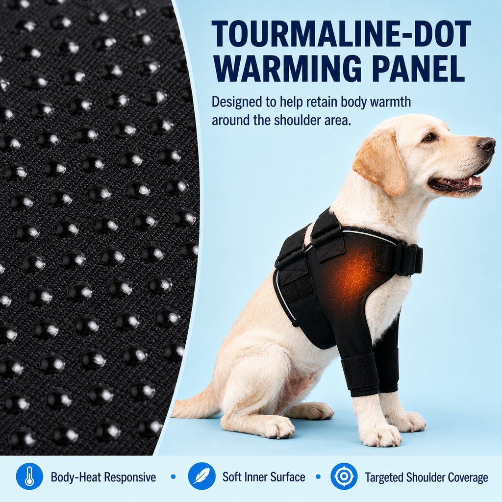 Senior Dog Shoulder Brace – Front Leg Comfort