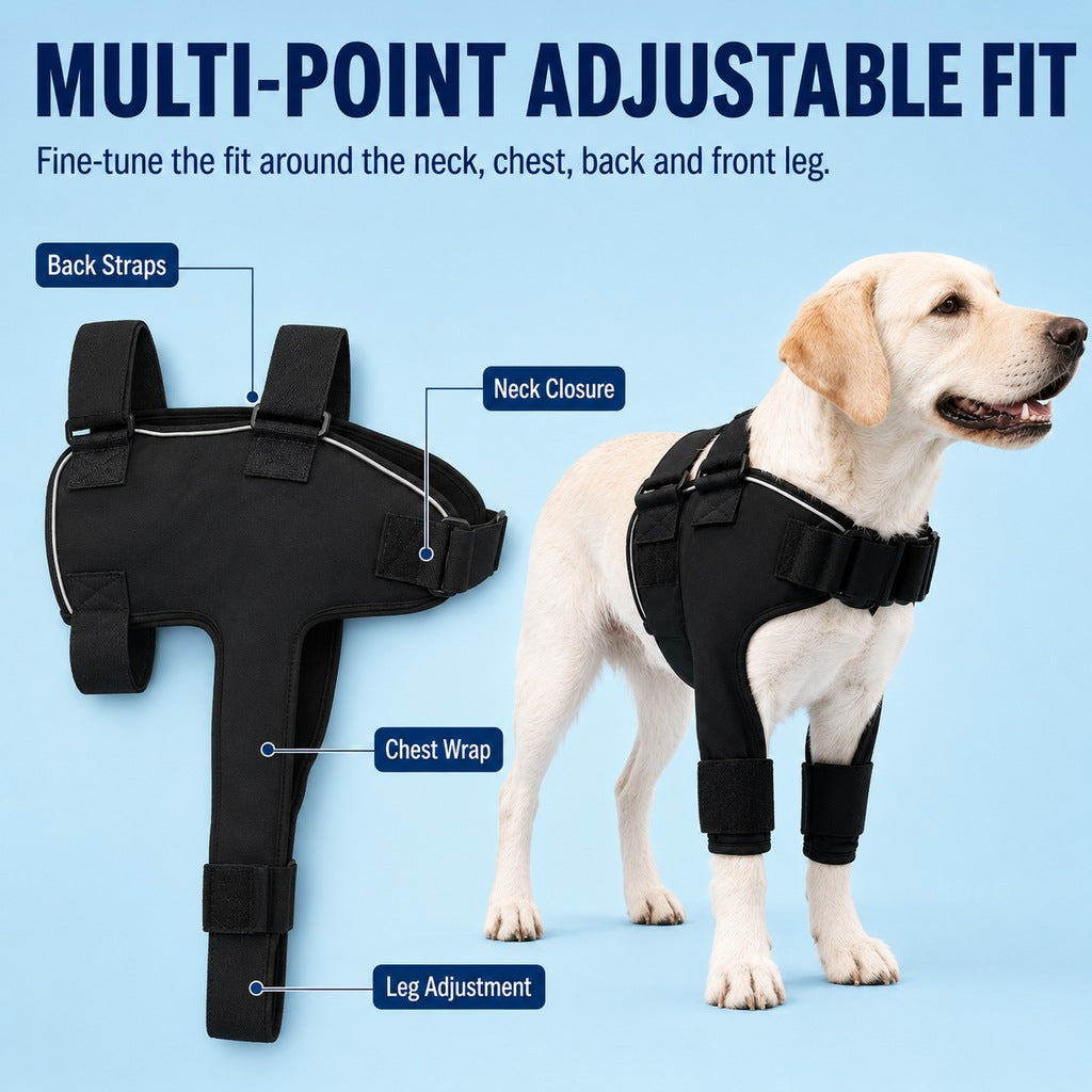 Senior Dog Shoulder Brace – Front Leg Comfort