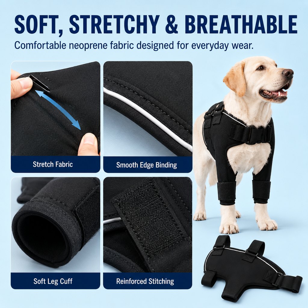 Senior Dog Shoulder Brace – Front Leg Comfort