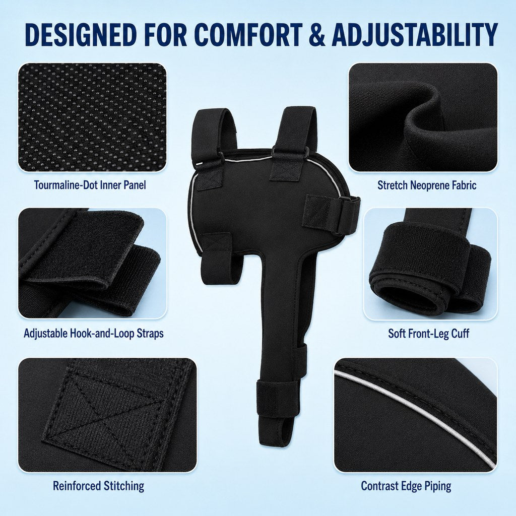 Senior Dog Shoulder Brace – Front Leg Comfort