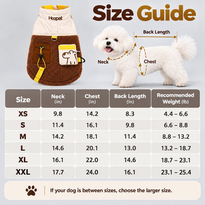 Sherpa Dog Vest – Warm with Leash D-Ring