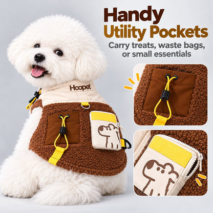 Sherpa Dog Vest – Warm with Leash D-Ring